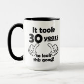 Mug 30 ans pour regarder ceci bon (Gauche)