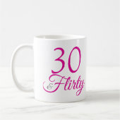 Mug 30 & Flirty Rose Anniversaire (Gauche)