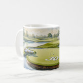 Mug 30e anniversaire de golf sur le golf (Devant gauche)