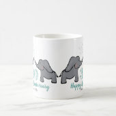 Mug 30e anniversaire de la mariage perle éléphant (Centre)