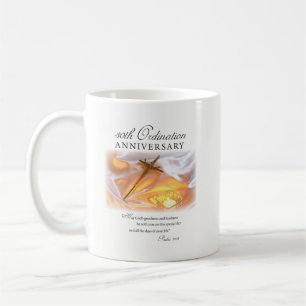 Mug 30e anniversaire d'ordination, bougie croisée