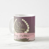 Mug 30e anniversaire du Mariage Pearl (Devant gauche)