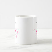 Mug 30e anniversaire moderne Trente licious texte rose (Centre)
