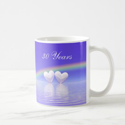 Mug 30e anniversaire Pearl Hearts (Droite)