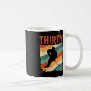 Mug 30e anniversaire Retro Hockey sur glace 30 ans Hom