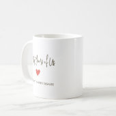 Mug 30e anniversaire – Trente ans ensemble (Devant gauche)