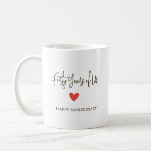 Mug 30e anniversaire – Trente ans ensemble