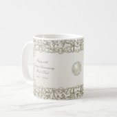 Mug 30ème anniversaire de mariage de perle élégante (Devant gauche)