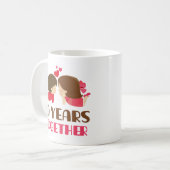 Mug 30ème Cadeau d'anniversaire pour elle (Devant gauche)