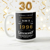 Mug 30th Birthday 1996 Legendary Retro