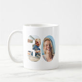 Mug 30th Birthday Custom Two Photo  (Gauche)