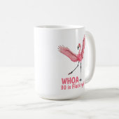 Mug 30th Birthday Flocking Fire Flamingo (Devant droit)