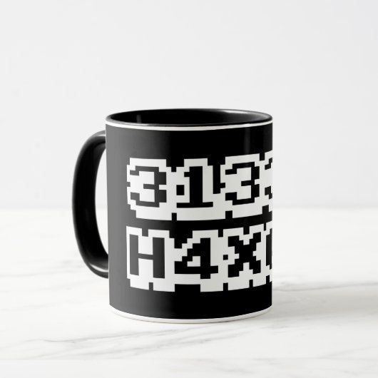 MUG 31337 H4X0R (Devant gauche)