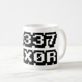 MUG 31337 H4X0R (Devant droit)