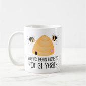 Mug 31ème Cadeau de couples d'anniversaire (Gauche)