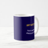 Mug 34 ans de récupération personnalisée Anniversaire (Devant droit)