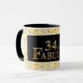 Mug 34e anniversaire (Devant gauche)