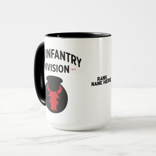 Mug 34e division d'infanterie (Devant gauche)