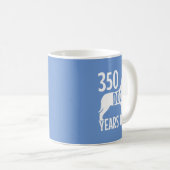 Mug 350 chien ans drôle femmes et hommes (Devant droit)