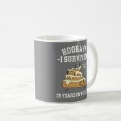 Mug 35 ans au travail 35e anniversaire de travail (Devant droit)