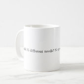 Mug 35 enfants ? Les 35 besoins différents ? Vous avez (Devant gauche)