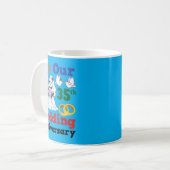 Mug 35e anniversaire de mariage Panda Couples ensemble (Devant gauche)