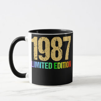 Mug 35th Birthday Ladies Mens 35 Years 1987 Funny