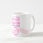 Mug 365 Mois de sensibilisation au cancer du sein 2024 (Devant droit)