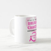 Mug 365 Mois de sensibilisation au cancer du sein 2024 (Devant gauche)