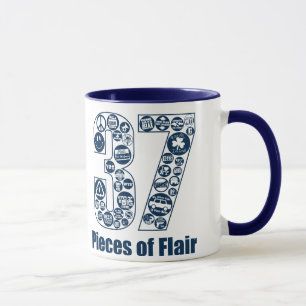 Mug 37 morceaux de talent (lettrage foncé)