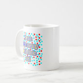 Mug 37 points rouges vieux (Devant gauche)