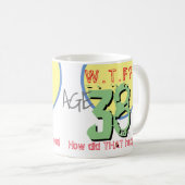 Mug 38 ans. WTF ? Comment Cela S'Est-Il Passé ? Café M (Devant droit)