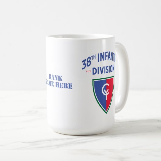 Mug 38e division d'infanterie (Devant droit)