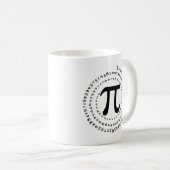 Mug 3.14 Numéro spiral Math Science Pi Day (Devant droit)