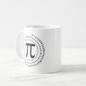 Mug 3.14 Numéro spiral Math Science Pi Day (Devant gauche)