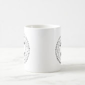 Mug 3.14 Numéro spiral Math Science Pi Day (Centre)