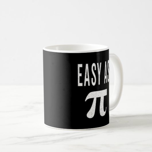 Mug 3.14 Perdu Facile Comme Pie Pi Pun Drôle Math Plai (Devant droit)