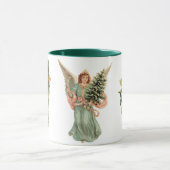 Mug 3 Anges Victoriennes Différents, Noël Vintage (Centre)