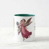 Mug 3 Anges Victoriennes Différents, Noël Vintage (Centre)