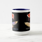 Mug 3 Asian Arowanas (Centre)