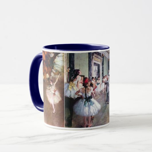 Mug 3 Ballerines de Ballet différentes par Edgar Degas (Devant gauche)
