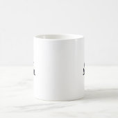 Mug 3 Chats Noirs Drôle Amoureux de les chats Design F (Centre)