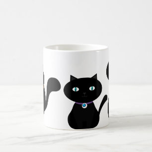 Mug 3 CHATS NOIRS MIGNONS dans toutes les tailles