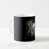 Mug 3 Chicken Moon Wolf Chickens Howling Wolves (Devant gauche)
