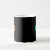 Mug 3 coeurs drapeau Irlande St. Patrick's Day drapeau (Centre)