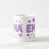 Mug 3 Color Emma 2 . Doodle (Centre)