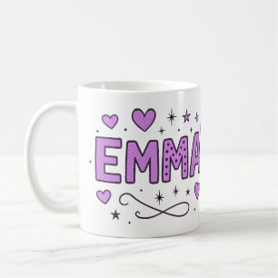 Mug 3 Color Emma 2 . Doodle