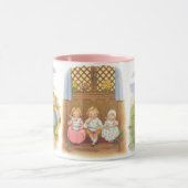 Mug 3 comptines vintage différentes par Mary LaFetra (Centre)