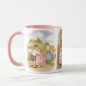 Mug 3 comptines vintage différentes par Mary LaFetra (Gauche)