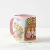 Mug 3 comptines vintage différentes par Mary LaFetra (Devant gauche)